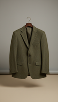 Olive tweed tailored jacket